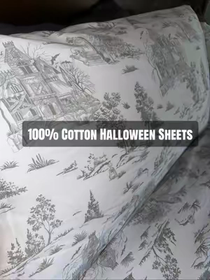 #halloweendecor #bedding #spookydecor #bedsheets 