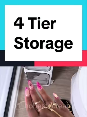 Replying to @Sada’ 🦩 If you have lots of products this is literally perfect #storagehacks #UFORU #organizationhacks #storage #organizationideas