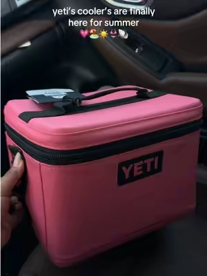 This color is so pretty 😍💗🐚👙 @YETI #yeti #yeticooler #cooler 