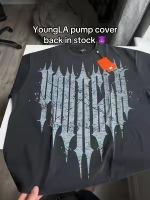 They are finally back bro 💀 wearing size xl at 6’2 190lbs for reference. #youngla #revengetees