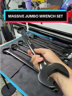 XXL Jumbo Wrench Set by Duratech - metric and standard SAE available  #heavyequipment #mechanic #diesel #farmequipment #tools