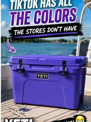 TikTok had the color I actually wanted. #YETI #YETITundra45 #YETICooler #TikTokShopFinds #CoolerSeason @YETI 