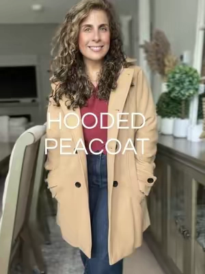 Can’t say enough good things about this little wool peacoat #peacoat #coat #wintercoat #TikTokshopbacktoschool #Backtoschool 