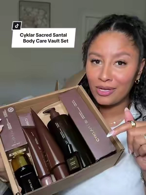 CYKLAR’s Sacred Santal Body Care Vault Set is the ultimate vanilla girl layering set for fall—and it’s finally on sale 🍂🍨🪵 #cyklar #vanillagirl #fallscents #tiktokshopcreatorpicks #TikTokshopbacktoschool  
