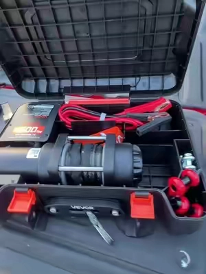 This portable 12V electric winch gives you pulling power without permanently mounting a winch to one vehicle. Keep it ready for your truck, trailer, ATV or UTV for recovery jobs, loading equipment and those situations where you need some extra pulling power. #tiktokshopcreatorpicks #TikTokshopbacktoschool #SummerVibes #PortableWinch #TruckTools @VEVOR Home Improvement 