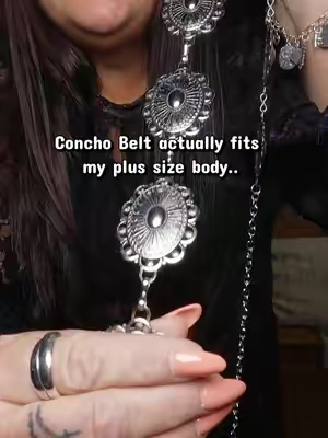 Plus size western concho belt.#womenswesternfashion #conchobelt#plussizebelt#tiktokshopfinds #tiktokshop @JASGOOD 