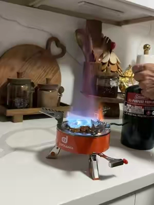 Mini estufa de gas #kitchen #Stove #CampingStove #Cooking #estufa 