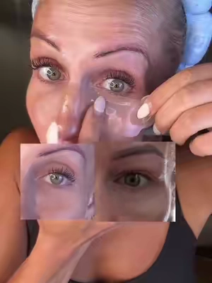Tutorial #eyepatches #ginseng #eyecare #eyecream 