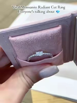 Viral Moissanite Radiant Cut Ring💍Everyone's talking about💎✨#ring #moissanitering #moissanite #TikTokShopSummerSale #delzzad #waterproofjewelry #jewelry #giftideas #2026 #viral #delzzadjewelry #nontarnishjewelry #beautiful #luxury #affordable #diamond #diamondtester #radiantcut #TikTokshopbacktoschool #BackToSchool2026 #DormTour #CollegeEssentials
