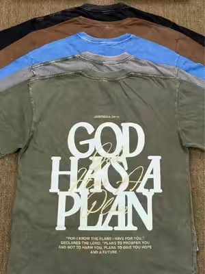 The back print really said: plot twist, God has a plan ✝️ #christiantee #tee #doubleprint #TikTokshopbacktoschool #growtogether 