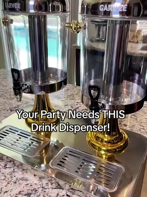 If you love entertaining, this 2.2 gallon stainless steel beverage dispenser is a must-have for your next party! It’s designed for serving lemonade, iced tea, juice, and other cold beverages and includes an ice core to help keep drinks chilled, plus a sturdy stand, convenient spigot, and drip tray. It’s an elegant and practical drink dispenser for weddings, birthday parties, gender reveals, baby showers, holidays, BBQs, and everyday entertaining. I love that it’s reusable and versatile enough for so many different occasions! #DrinkDispenser #PartyMustHaves #EntertainingIdeas #TikTokShop #TikTokshopbacktoschool 