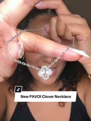 Replying to @Elized  Can’t get over how stunning PAVOI’s new clover necklace is 🤩🍀 #clovernecklace #cloverbracelet #pavoijewelry #goldplatedjewelry #affordablejewelry  @PAVOI 