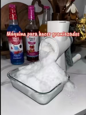 Máquina para moler hielo #ice #icemachine #icemakermachine #granizados #kitchen 