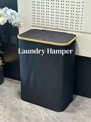 Lid.Large capacity.Divided &carry-out inner bags. Must-have hamper, period.#laundry #hampers #laundrybasket #TikTokshopbacktoschool #laundryhack 