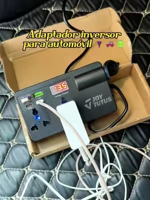 Un invento del futuro... ¡Este adaptador de corriente para coche es revolucionario! ¡Cambia por completo tus viajes por carretera! #consejosparacoche #trucosparacoche #dealsforyoudays #autoparts #summerwins