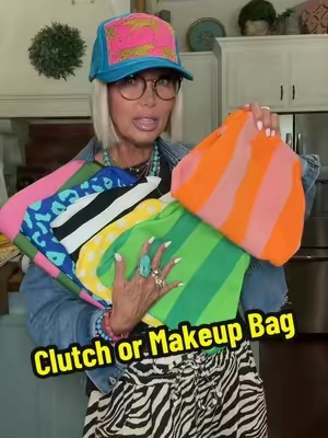 Clutch or Makeup Bag #makeupbag #clutch #toiletrybag #purse #accessories 
