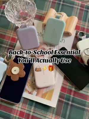 Back-to-School Essential You’ll Actually Use⚡️👜🎁#rorry #powerbank #TikTokshopbacktoschool #rorryspotlightday #rorrycharger 