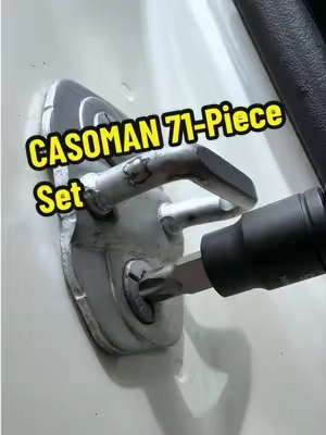 It comes with three different types of bits and 71 pieces in total. Covers metric, SAE, E-Torx, hex, and Torx sizes, plus extensions and 7 adapters 📦 #torxbits #bits #impactdriver #garagetools #mechanictools
