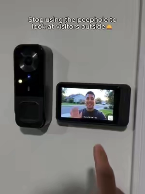 Once you try the video doorbell. You can't go back to the past#doorbellcamera #doorbell #doorbellcameravideos #TikTokshopbacktoschool #ai 
