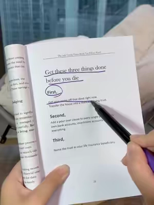 Your future self will thank you for reading this book.📕 #trusts #livingtrust #LifeFaith #tiktokshop #tiktokfinnds