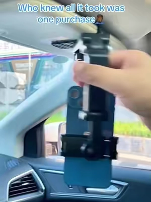 The car phone holder can rotate 360degrees, sticks firmly and, will not falloff, supports a variety of mobile phone models, and can be easily operated with one hand for safe driving#phoneholder 