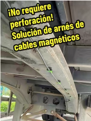 ¡No requiere perforación! Solución de arnés de cables magnéticos #cablemanagement #homeorganization #garageorganization #tiktokmademebuyit #tooltok 