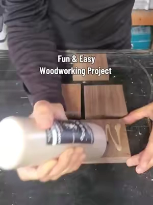 Here's a fun and easy woodworking project. I make these with scrap wood from my shop 👍👍👍 If you have any questions just ask!!! #woodworking #woodworkingproject #DIY #handmade 