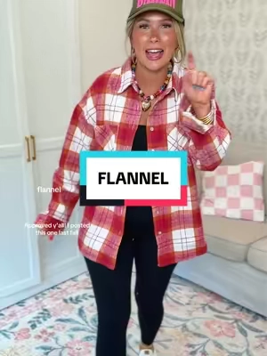 The perfect fall flannel 🍂 #fashion #fyp #fypシ #ttshop #tiktokshopfinds 