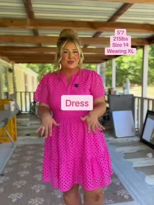 The most flattering dress!!