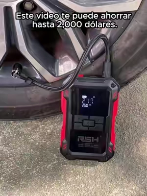 Arranca una pickup ，carga baterías bajas ，infla los neumáticos,  Es una herramienta imprescindible.#tiktokshop #battery #charger #automotive #mechanic 