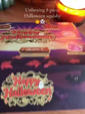 Mystery Halloween squishy box unboxing 🎃👻 #squishy #mysterysquishybox #mysterybox #halloweensquishy #boobasket 
