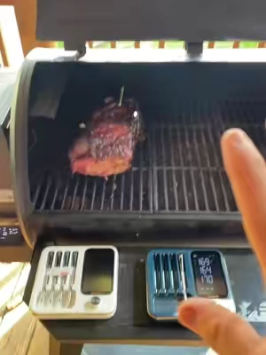 Never Overcook Your Meat Again 🥩🔥 #MeatProbe #WirelessMeatThermometer #SmokingMeat #BBQ #BBQTok  