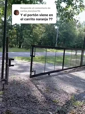 Respuesta a @carlos_menjivar96 #I VEVOR Residential Automatic Sliding Gate Opener with 370W Pure Copper Motor, 1400 lbs Capacity, 40ft/Min Speed, Outdoor Obstruction Safe, 2 Remote Controls, 20 ft Track Chains & Hardware Kit for Home Security, Garage Door Opener