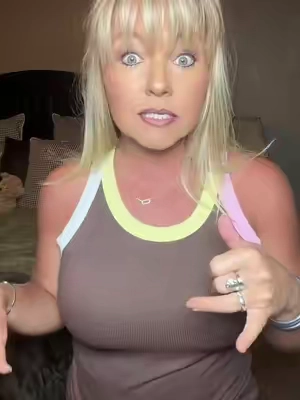 Built in bra color block tank! 