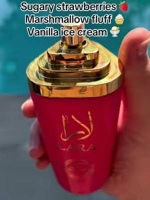 Lara candy, a fresh but also sweet and deliciously amazing smelling fragrance.#budgetfragrance #creatorsearchinsights #smellgood #unisexfragrance #vanillagirl 