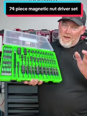 If you’re tired of digging through loose sockets and adapters every time you grab the impact, this set puts a whole lot of options in one case. The SWANLAKE 74-piece magnetic nut driver set covers both SAE and metric sizes, with magnetic holders, socket adapters, extensions, and power bits ready for everything from garage projects to everyday repairs. Built for use with impact drivers and drills, it’s a handy setup for driving nuts, bolts, and fasteners without constantly switching between half a dozen different kits. Everything stays organized in the included case, so you can grab it and get to work instead of hunting for the right size. A solid addition to the toolbox for DIY projects, automotive work, maintenance, construction, and general repairs. #ToolTok #ImpactDriver #NutDriverSet #GarageTools #DIYTools