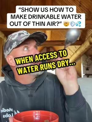 Your water access gets shut off… now what?  Will you be prepared? Learn how to make water out of thin air.  #nogridsurvivalprojects #preparedness #survivaltips #watershortage #dealsforyoudays 