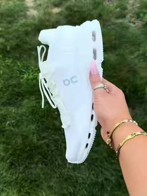 The cleanest all white sneaker #oncloud #cloudnova2 #whitesneaker #blowthisup #fyp 
