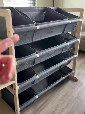 Kids toy storage. #toystorage #kidstoys #playroomorganization #storage #TikTokshopbacktoschool 