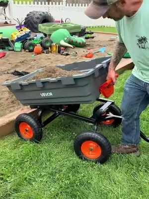 #heavydutydumpcart #constructionworker #farmequipment #gardenequipment #heavyhaulingcart