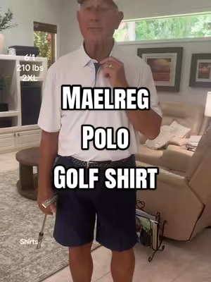 Size up for comfort fit. Regular size for athletic fit! @MAELREG GOLF #golfshirts #polos #mensshirts 