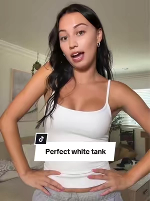 The basic white tank EVERY GIRLY NEEDS