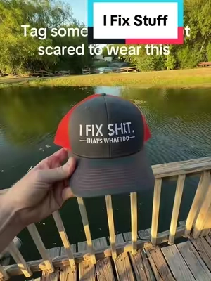 I Fix Embroidered Richardson Hat #TikTokshopbacktoschool #tiktokshopcreatorpicks #funnyhat #ballcap 
