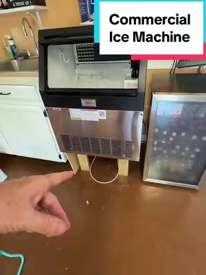 VEVOR Commercial Stainless Steel Ice Maker Machine, high capacity ice production, large Storage, Built-in/Freestanding/Under Counter, LED Display, Self-Cleaning, Ideal for Home Bar, Restaurant Cocktail Time #TikTokshopbacktoschool #tiktokshopcreatorpicks #icemaker #icemachine 