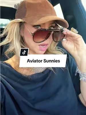 Obsessed w/these Oversized Sunnies🤎 @AE Glasses #sunnies #aviatorsunnies #sunglasses 