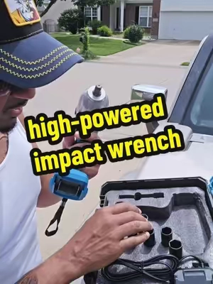 they must have for any road trip high power impact wrench electric .. remove tires fast and easy #electrictools #removetires #highpoweredimpactwrench #industrialpowertools #impactwrench 
