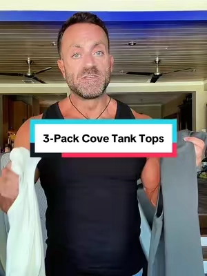 The Cove Wife Pleaser Fit Tank 3-Pack is an easy way to upgrade your everyday basics. Clean fit, simple style, and versatile enough to wear on its own, under a shirt, or with your favorite gym or casual outfit. Three tanks means more options without overthinking it. #tanktop #workouttank #mensstyle #gymwear #summerstyle 