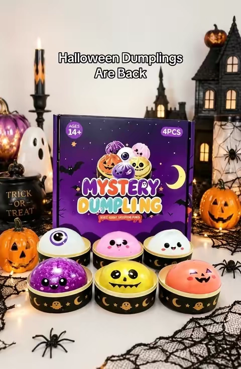 #squishydumplings #squishies #TikTokshopbacktoschool #halloween 