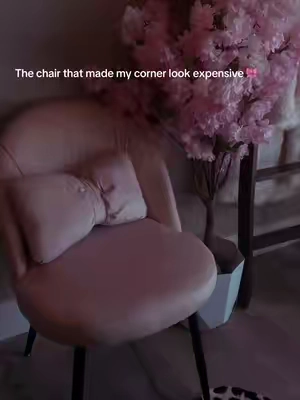 This little chair does the most for how simple it is 🤎 The curved velvet back gives it that soft rounded look, the black tapered legs keep it light so it never crowds the room, and the neutral tone goes with literally any decor you already own ✨ I put it in the corner that used to sit empty and now it is where I read, pray, and actually sit still 🕊️ It is in my orange cart if you want the same look 🩷 #tiktokshopfinds #homedecorfinds #accentchair #cozycorner #apartmenttherapy  