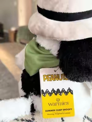 The cutest snoopy!  #peanuts #snoopy #warmies #weightedplushie 